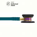3M Littmann Classic II Pediatric Stethoscope, Rainbow Finish Caribbean Blue Tube, 2153