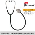 3MLittmann Lightweight II S.E. Stethoscope, Black Tube 2450