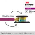 3M Littmann Classic III Stethoscope, Rainbow-Finish, Raspberry Tube, 5806