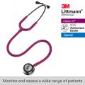 3M Littmann Classic III Stethoscope, Mirror, Raspberry Tube, 5862