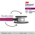 3M Littmann Classic III Stethoscope, Mirror, Raspberry Tube, 5862
