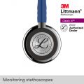 3M Littmann Classic III Stethoscope, Mirror Chestpiece, Navy Blue Tube, 5863