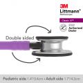 3M Littmann Classic III Stethoscope, Mirror Chestpiece, Lavender Tube, 5865