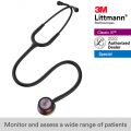 3M Littmann Classic III Stethoscope, Rainbow Chestpiece, Black Tube 27 inch 5870