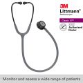 3M Littmann  Classic III Monitoring Stethoscope, Smoke Chestpiece, Gray Tube, Violet Gray Stem and Smoke Headset, 5873