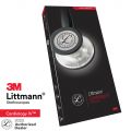 3M Littmann Cardiology IV Stethoscope, Champagne Chestpiece, Caribbean Blue Tube, 6190