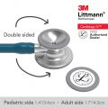 3M Littmann Cardiology IV Stethoscope, Caribbean Blue Tube, 6157