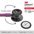 3M Littmann Cardiology IV Stethoscope, Plum Tube, Smoke-Finish Chestpiece, Stem and Headset, Special Edition, 6166