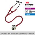 3M Littmann Cardiology IV Stethoscope, Burgundy with Champagne Accents and Champagne Chestpiece, 6176