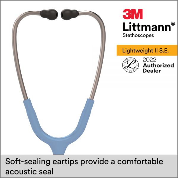 3M Littmann Lightweight II S.E. Stethoscope, Ceil Blue Tube 2454