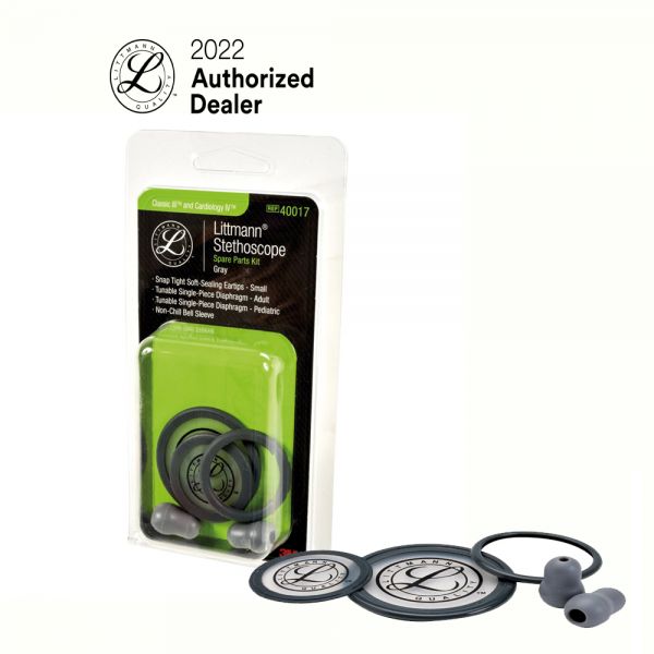 3M Littmann Stethoscope SparePart Kit Cardio IV & Classic III Grey 40017