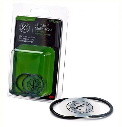 3M Littmann Stethoscope SparePart Kit Classic II Pediatric Black and Gray 40012